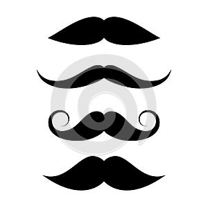 Moustache vector icon