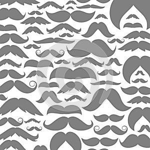 Moustaches a background photo