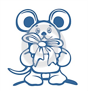 Mousy and gift contour