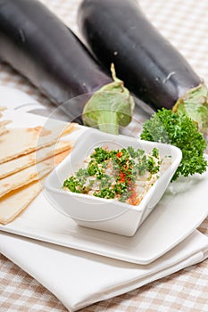 Moutabal baba ghanoush eggplant dip