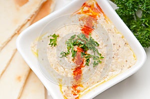 Moutabal baba ghanoush eggplant dip