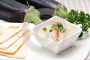 Moutabal baba ghanoush eggplant dip