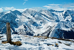 Moutain winter panorama