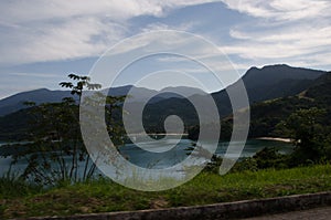 The moutains and the beach photo