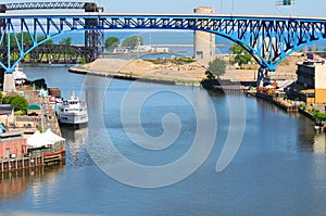 Mouth of the Cuyahoga photo