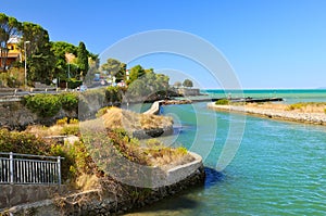 Mouth (estuary) of river