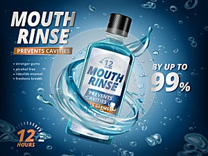 Mouth rinse ads