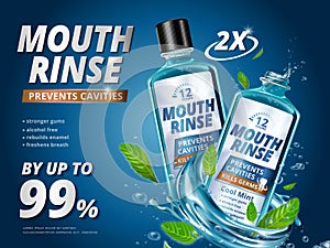 Mouth rinse ads