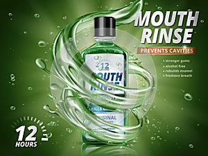 Mouth rinse ads