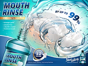 Mouth rinse ads