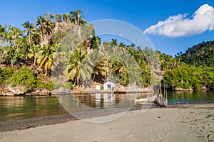 Mouth of Rio Miel near Baracoa, Cu