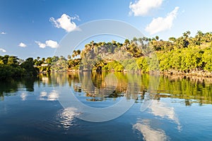Mouth of Rio Miel river near Baracoa, Cu