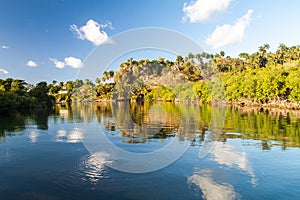 Mouth of Rio Miel river near Baracoa, Cu photo