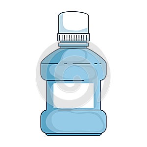 Mouth wash bottle icon