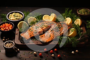 A mouth-watering dish of red fish