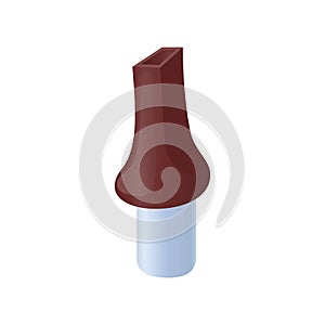 Mouthpiece icon in cartoon style