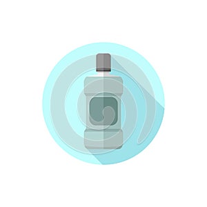 Mouthwash flat design vector