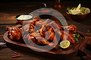 Mouthwatering Tandoori Chicken - Aromatic and Authentic Indian Dish with Traditional Flavors