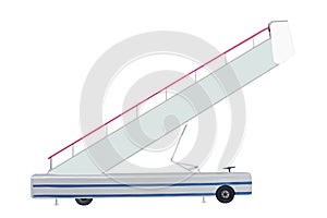 Movable boarding ramp