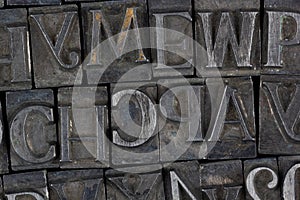 movable type alphabet set