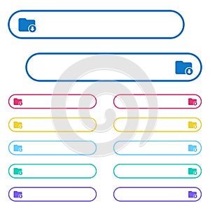 Move down directory icons in rounded color menu buttons