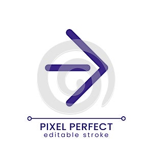Move forward pixel perfect RGB color ui icon