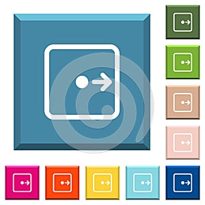 Move object right white icons on edged square buttons