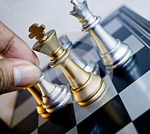 Move Silver Chess Pawn