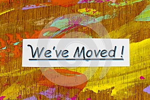 Moved business location announcement new address change relocation delivery