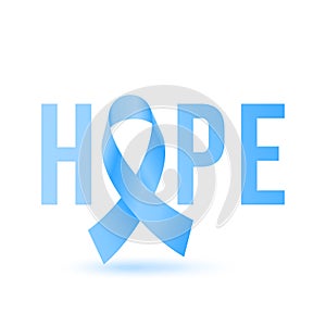 Movember men health man prostate cancer November awareness month vector blue ribbon photo