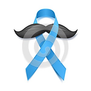 Movember - prostate cancer awareness month. Men`s health concept. photo