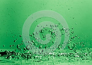 Movement of bubbles upwards