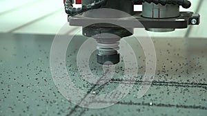 Movement of the carriage of the milling machine. Material cutting. Milling