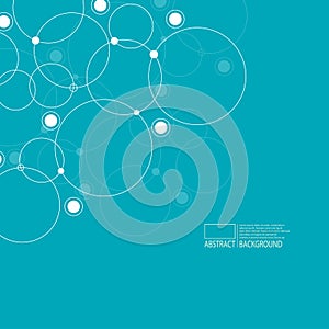 Movement of DNA molecules. Medicine science technologies with spare place for text. Biotechnology and chemistry concept vector