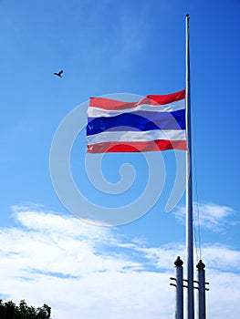 Movement Half-mast or half-staff Thai national flag