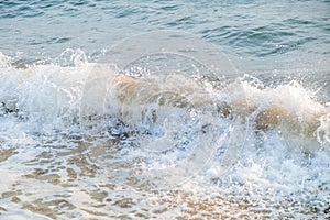Movement of sea wave