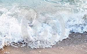 Movement of sea wave