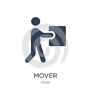 mover icon in trendy design style. mover icon isolated on white background. mover vector icon simple and modern flat symbol for