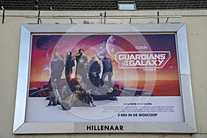 Movie Billboard Guardians Of The Galaxy At Amsterdam The Netherlands 27-4-2023