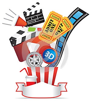 MOVIE AND CINEMA BACKGROUND ELEMENT