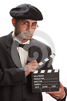 Movie clapboard photo