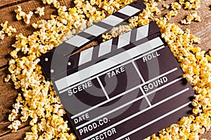 Movie clapper board