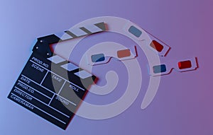 Movie clapperboard