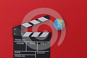 Movie clapperboard