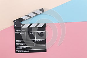 Movie clapperboard