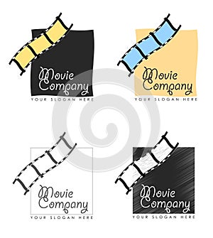 Movie company business card
