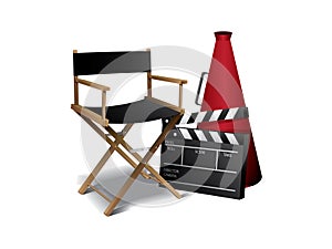 Movie director chair