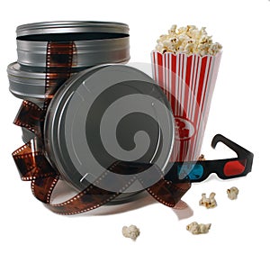 movie film canisters photo