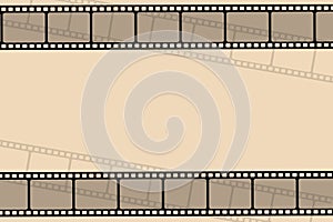 movie film strips frame vector background