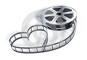 Movie films spool